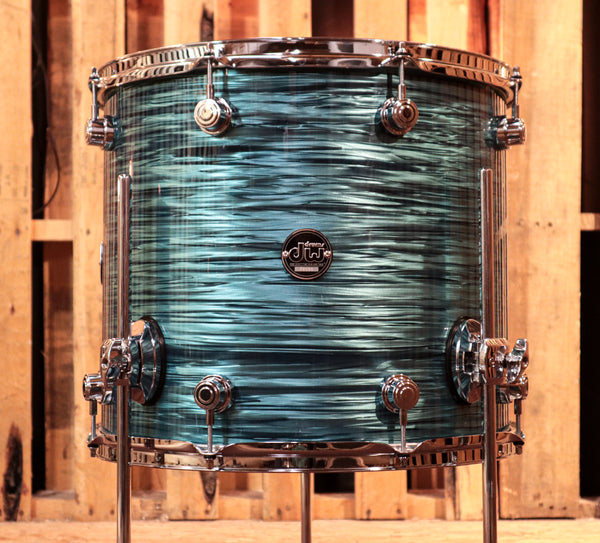 DW Performance Turquoise Oyster Floor Tom - 14x16