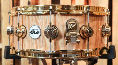 DW Collector's Gloss Lacquer Over Quilted Maple Snare Drum - 5.5x14 - SO#1234297