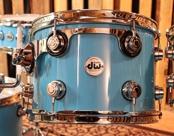 DW Collector's Egg Shell Blue Lacquer Drum Set - 20,12,13,14,5x14 - SO#993176