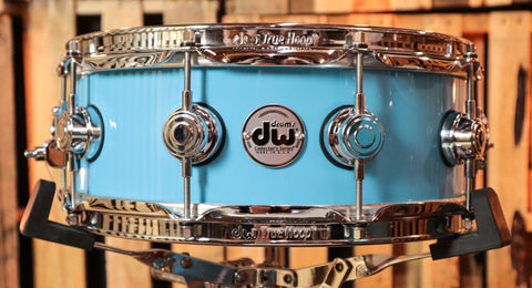 DW Collector's Egg Shell Blue Lacquer Drum Set - 20,12,13,14,5x14 - SO#993176