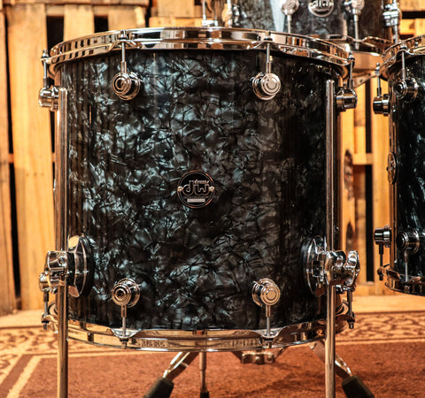 DW Performance Black Diamond Drum Set - 14x22,7x8,8x10,9x12,12x14,14x16,5.5x14