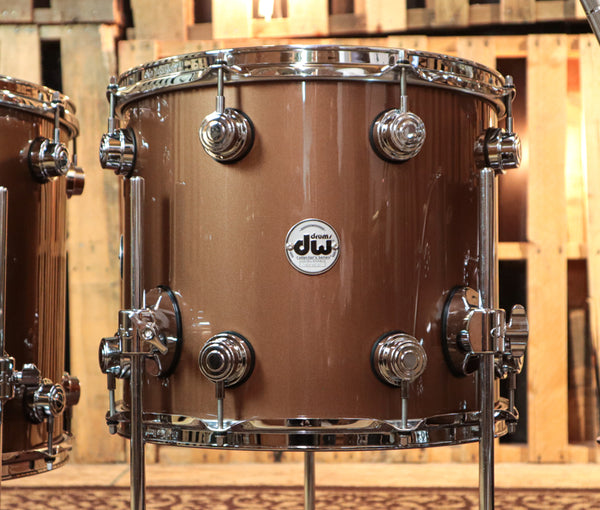 DW Collector's Copper Metallic Drum Set - 22,10,12,14,16 - SO#1230774