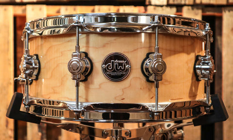 DW Performance Natural Lacquer Snare Drum - 5.5x14