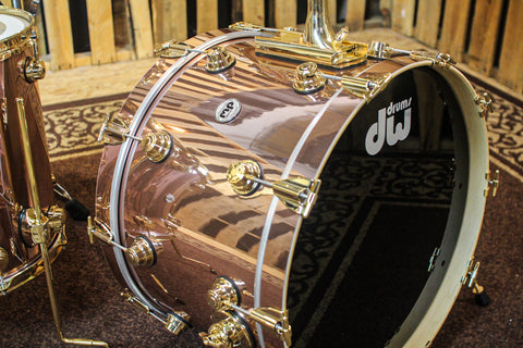 DW Collector's Maple Rose Copper Drum Set - 22,13,16,6.5x14 - SO#1168591