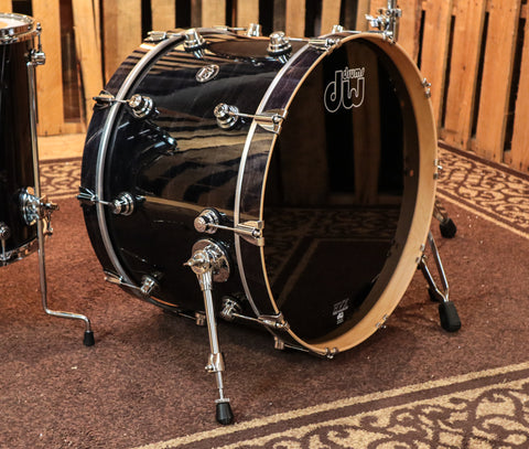 DW Performance Ebony Stain Drum Set - 14x22,12,16x16,6.5x14