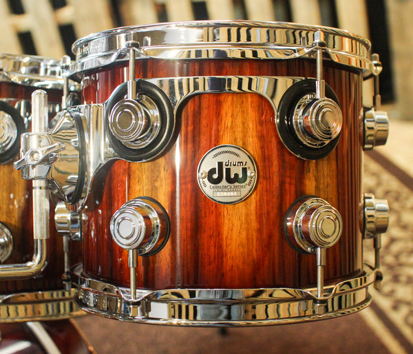 DW Collector's Almond Burst Over Padauk Drum Set - 22,10,12,16 - SO#1161699