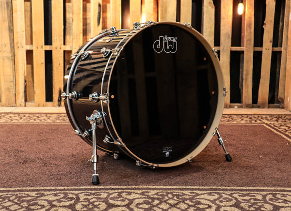 DW Performance Ebony Stain Bass Drum - 14x24