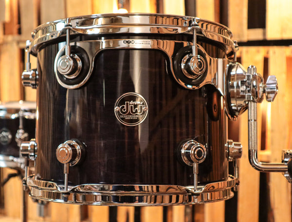 DW Performance Ebony Stain Drum Set - 14x24,12,16,5.5x14