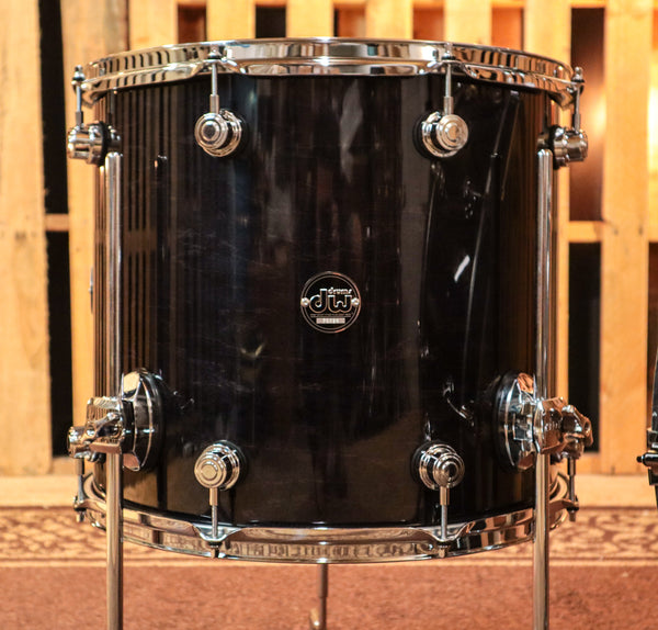 DW Performance Ebony Stain Drum Set - 14x24,8x10,9x12,14x16