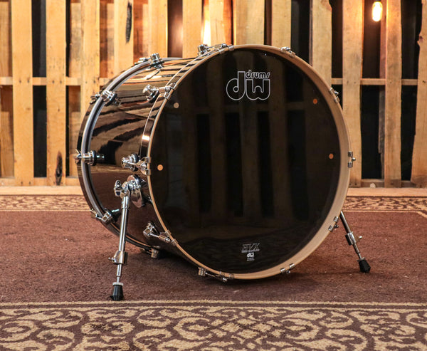 DW Performance Ebony Stain Bass Drum - 18x22