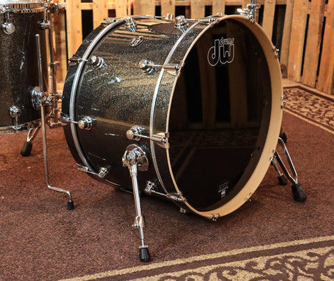 DW Performance Pewter Sparkle Drum Set - 14x22,9x12,14x16,6.5x14