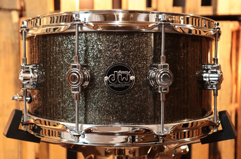 DW Performance Pewter Sparkle Drum Set - 14x22,9x12,14x16,6.5x14