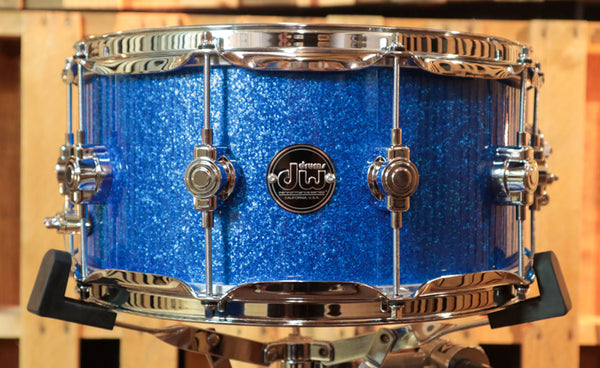 DW Performance Blue Sparkle Snare Drum - 6.5x14