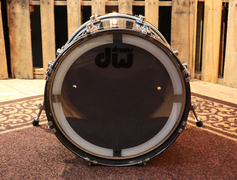 DW Performance Maple Gun Metal Metallic Kick Drum - 14x18