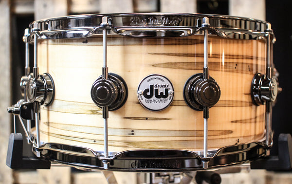 DW Collector's Mineral Maple Standard w/ Black Nickel Hardware 6.5x14 Snare - SO#1157750