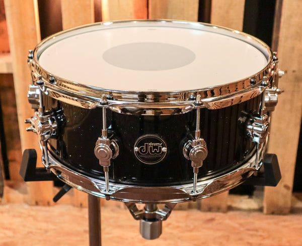 DW Performance Black Mirra Snare Drum - 5.5x14