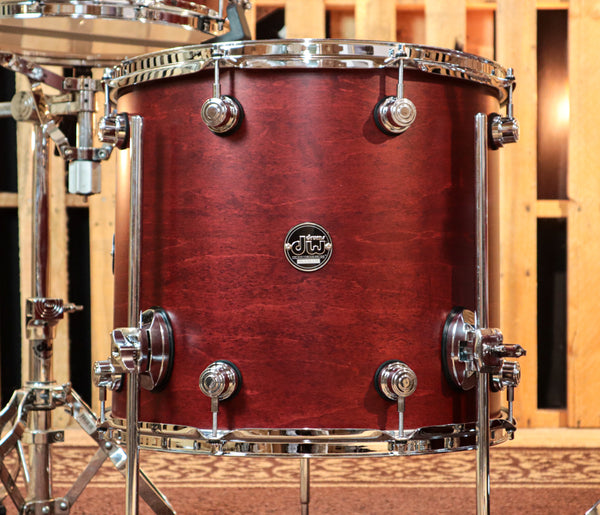 DW Performance Tobacco Stain Drum Set - 18x22,8x10,9x12,14x16,6.5x14