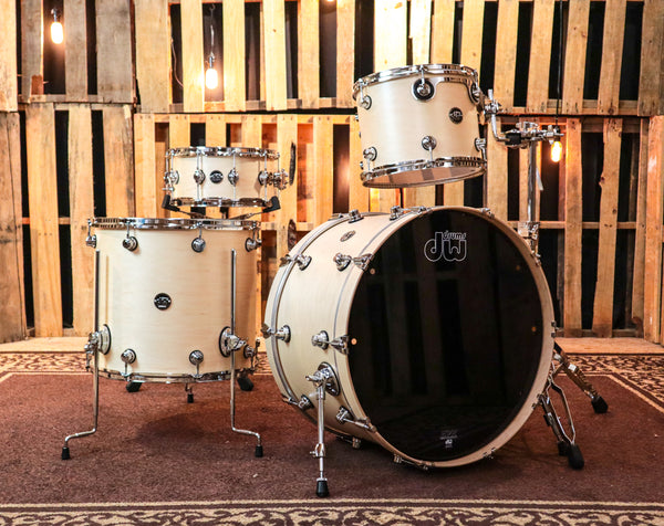 DW Performance Satin Natural Drum Set - 14x24,10x13,16x18,6.5x14