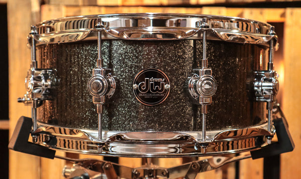 DW Performance Pewter Sparkle Drum Set - 18x22,8x10,9x12,12x14,5.5x14