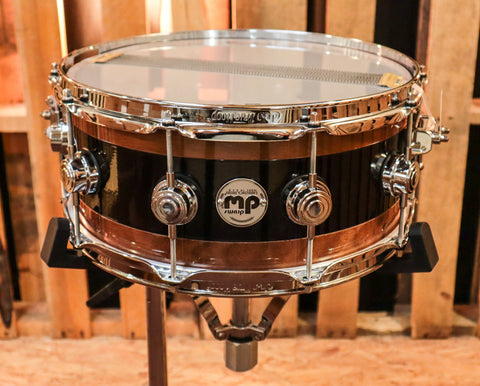 DW Collector's "Walnut/Black/Walnut" Reverse Edge Snare Drum - 14x6 - SO#1193561