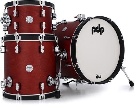 PDP Concept Maple Oxblood w/ Ebony Hoops Bop Kit 18/12/14