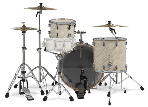 PDP Concept Maple Twisted Ivory Finish Ply Rock Drum Set PDCM24RKTI