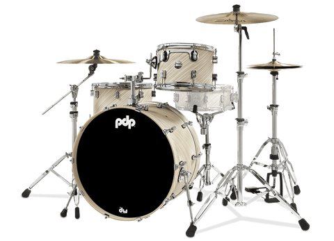 PDP Concept Maple Twisted Ivory Finish Ply Rock Drum Set PDCM24RKTI