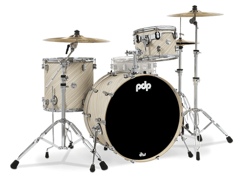 PDP Concept Maple Twisted Ivory Finish Ply Rock Drum Set PDCM24RKTI