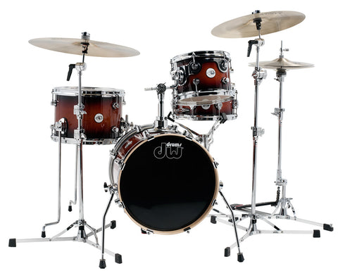 DW Design Series Mini-Pro 4-Piece Shell Pack - Tobacco Burst DDLG1604TB